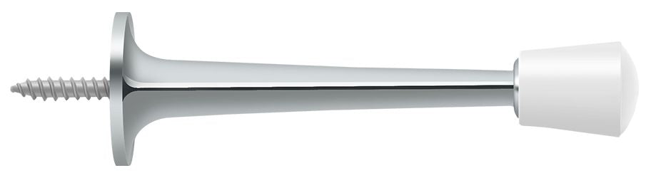 Deltana ZBDS30U26 3" Baseboard Door Bumper; Zinc Die-Cast; Bright Chrome Finish Main image
