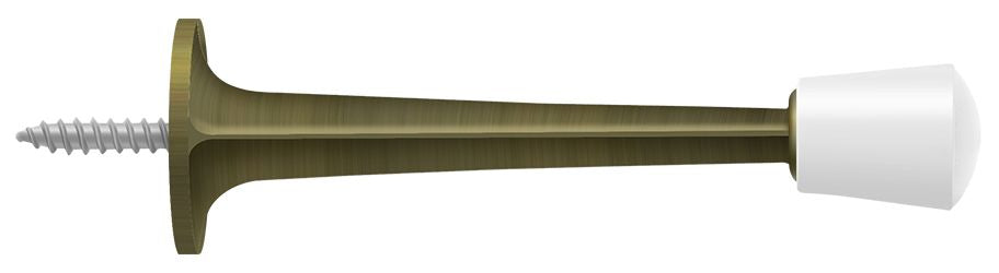 Deltana ZBDS30U5 3" Baseboard Door Bumper; Zinc Die-Cast; Antique Brass Finish Main image