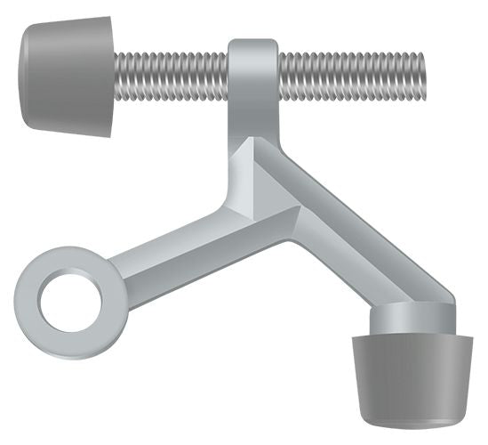 Deltana ZHP70U26D Hinge Pin Stop; Hinge Mounted; Zinc Die-Cast; Satin Chrome Finish Main image