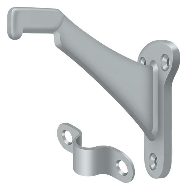 Deltana ZHRBB325U26D Hand Rail Brackets; Zinc 3-1/4" Projection; Satin Chrome Finish Main image